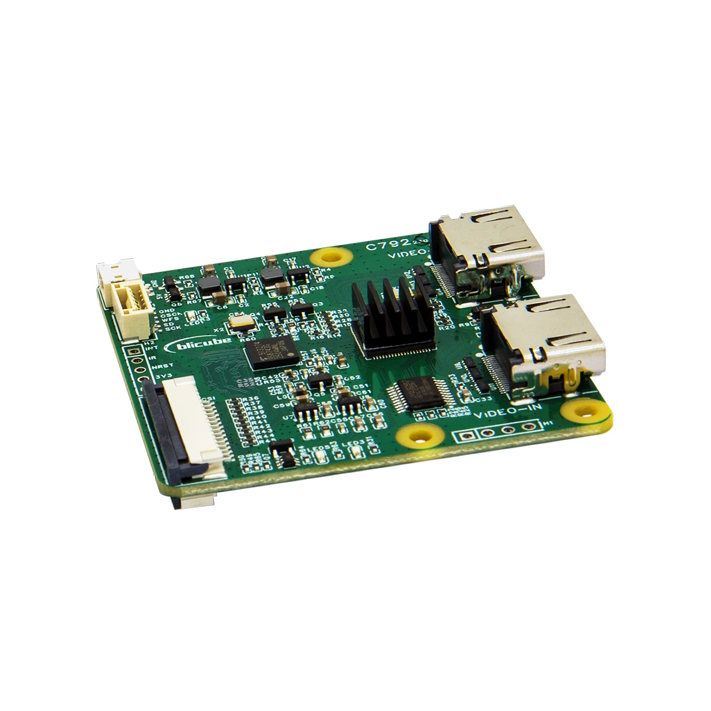 Raspberry Pi 5 C792 модуль HDMI в CSI и I2C, конвертер HDMI в CSI-2 с выводом loop out для blikvm/pikvm