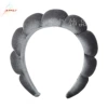 6#Gray-Golden velvet spa band