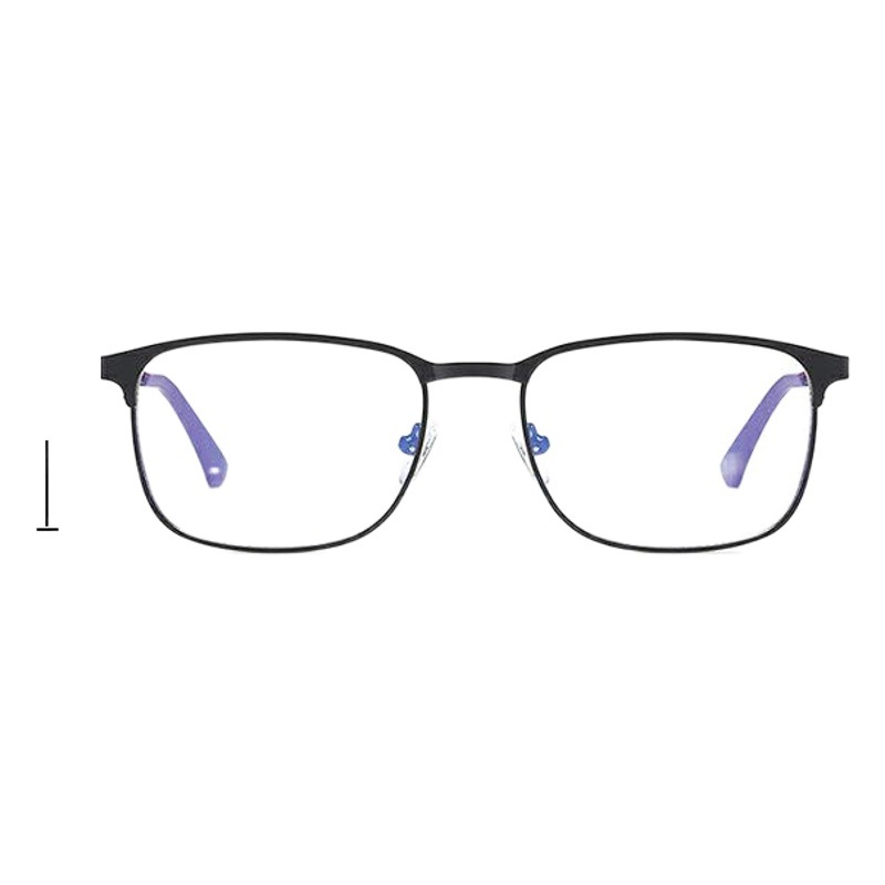 2020 nuevos hombres anti-azul gafas de luz de metal marco cuadrado gafas lisas 2307 gafas de ordenador de negocios al por mayor