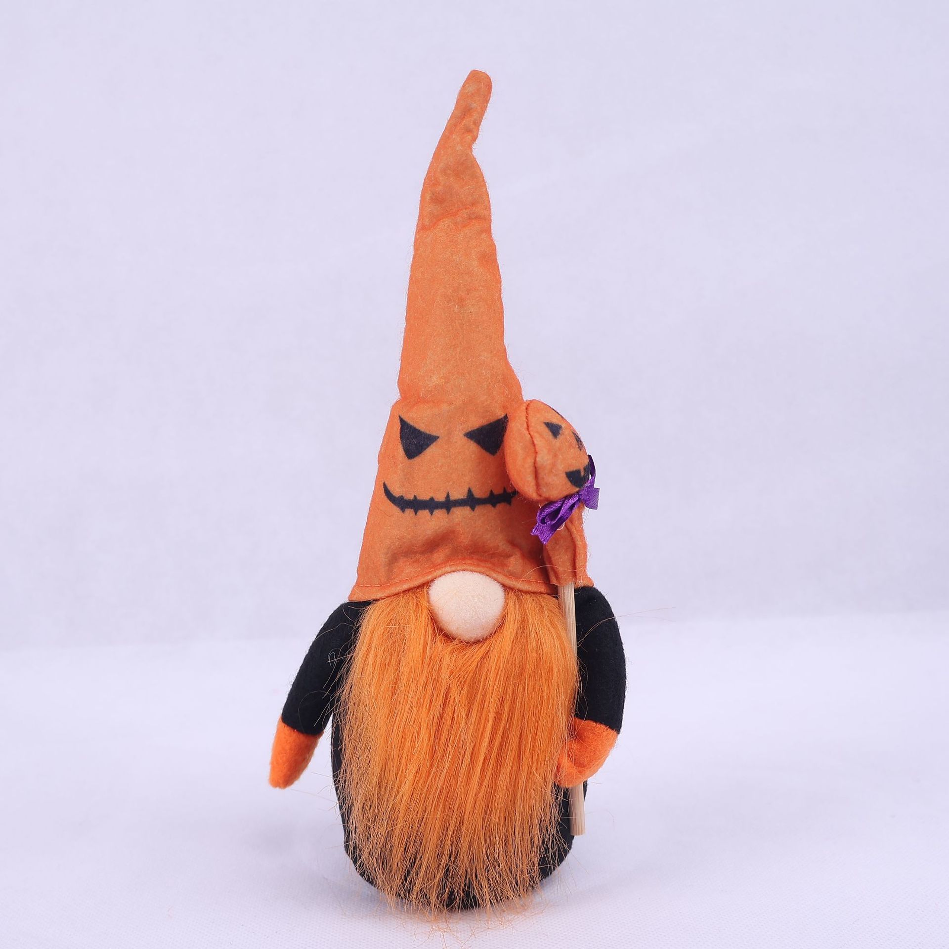 Muñeca sin rostro de calabaza de Halloween transfronteriza Muñeca Rudolph Decoración de ambiente de fiesta festiva Muñeca enana Adornos