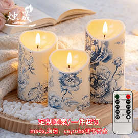电子蜡烛灯LED塑料假蜡烛仿真蜡烛圣诞节装饰灯 子弹头剧本杀道具