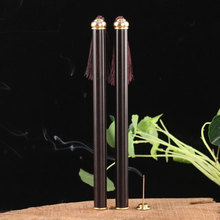 黑檀木镶铜线香香筒带香插罗口款沉香香管家用香筒装香的8克装批