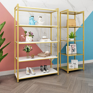 Shoe Store Shoe Rack Simple Clothing Shelf Bag Shelf Multi-layer Storage Rack Display Rack Women's Clothing Store Shelf Floor