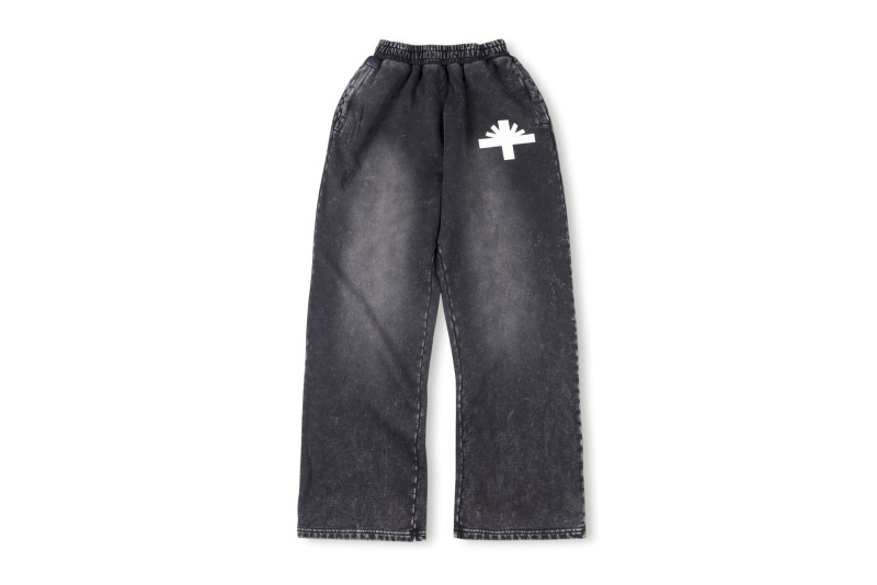 跨境外贸男女明星同款Vertabrae sweatpants镶钻立体字休闲长裤|undefined