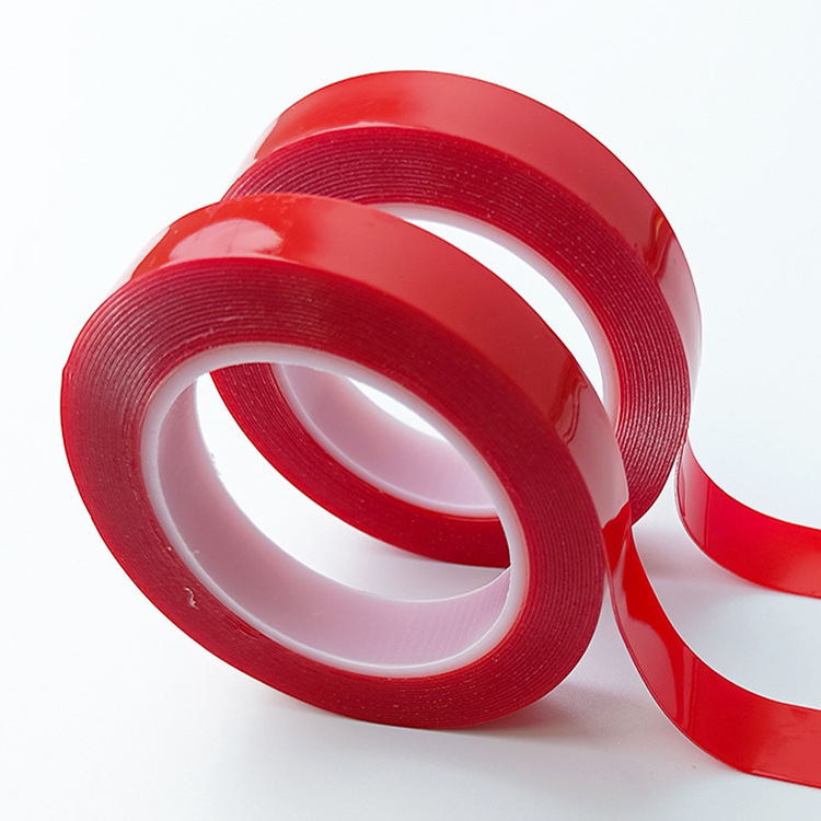 强力汽车铭牌无痕耐高温透明亚克力胶 不残胶防水亚克力双面胶带