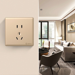 International Electrical Surface Mount Switch and Socket Home Single Pole Five Hole Surface Wiring Ultra-Thin Wall Switch Panel Multi-Pole Socket