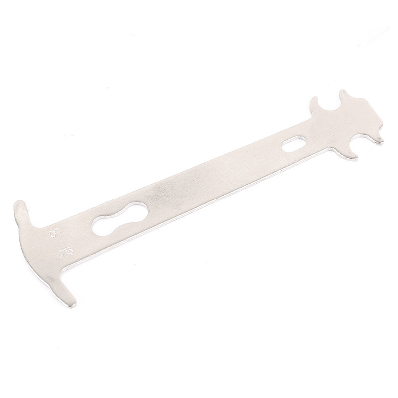 Prueba de pinza de la cadena de bicicleta de montaña de carretera bicicleta plegable cadena de bicicleta desgaste Tarjeta de detección de reemplazo HERRAMIENTA DE FERROCARRIL