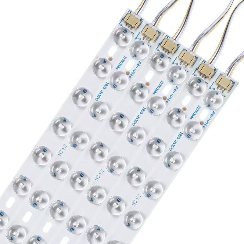 tira de lámpara led tira larga lámpara de lámpara de techo sala de estar mecha de lámpara reforma de lámpara de lámpara de reemplazo módulo de mecha de lámpara de oficina tira de lámpara