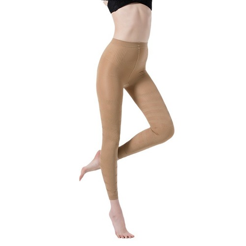 Spring and Autumn Pantyhose Bottoming Nine-Point Pants Slimming Legs and Tummy Control Women's High-Elastic Compression Stockings Body Shaping, Buttocks Lifting and Body Beautifying K01