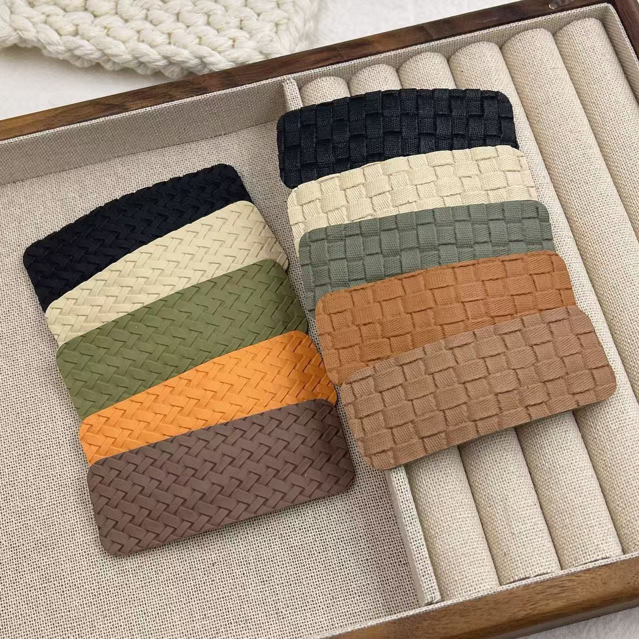 高颜值皮质发夹小众简约气质bb夹日韩森女爆款刘海夹碎发夹女头饰