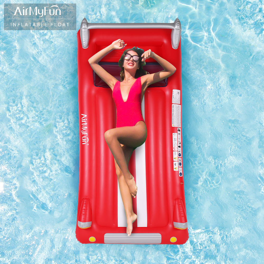 AMF | Fila flotante de agua Adulto Red fila flotante de cactus fila flotante doble fila flotante niños fila flotante inflable