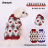 Pets new pattern knitting love Sleeveless sweater thickening keep warm winter Small dogs clothes Medium Pets Clothes & Accessories