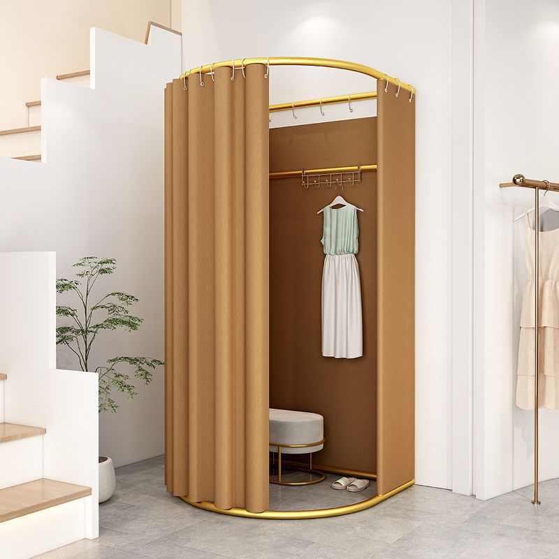 Cortina de vestuario portátil plegable simple para vestuario de vestuario móvil temporal del centro comercial