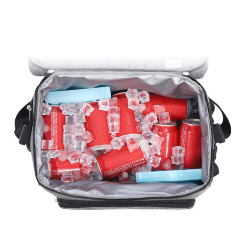  European and American fashionable cross-body thickened insulated lunch bag Amazon large-capacity business insulated bag