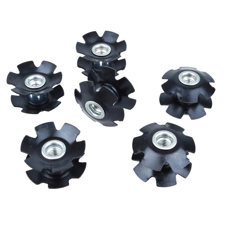 Tornillos de sujeción para horquilla delantera de bicicleta de montaña estilo girasol, tornillos de dirección, tornillos de tija de sillín, accesorios para horquilla delantera de bicicleta.