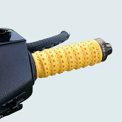 scooter modification parts, Motorcycle Handle Cover - motorcycle-handlebar-grip-yellow-orange-1-piece-packaged-in-a-bag