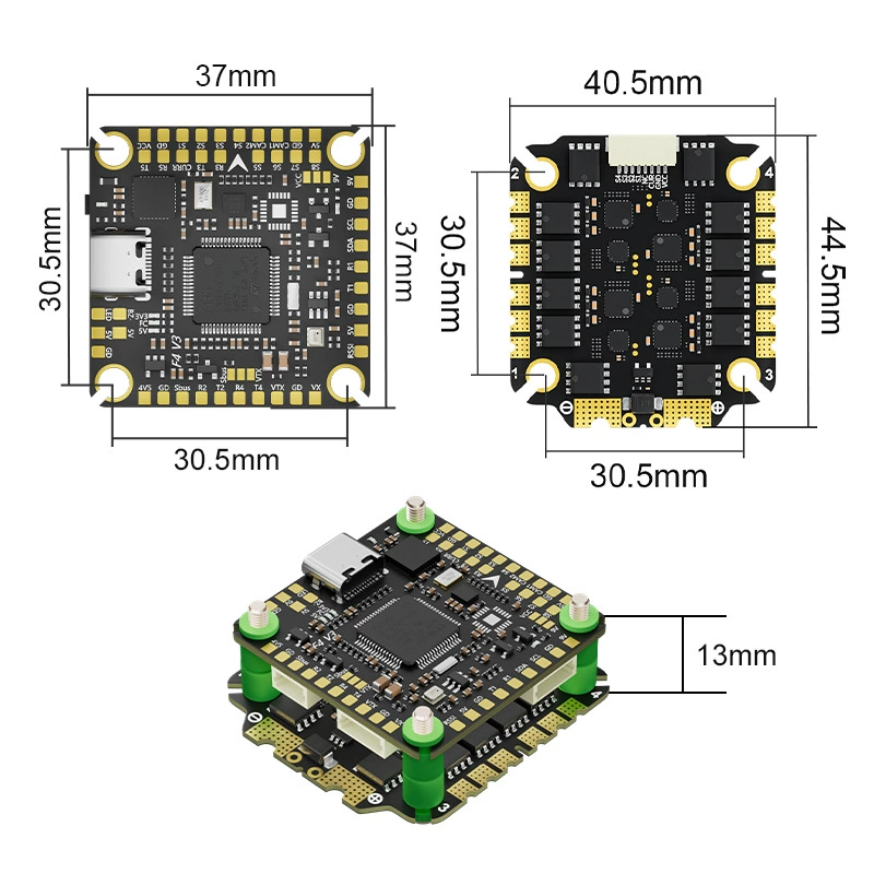 Aocoda-RC F465S/F475S полётная башня F405 контроллер полёта 65A/75A ESC модельный самолёт FPV