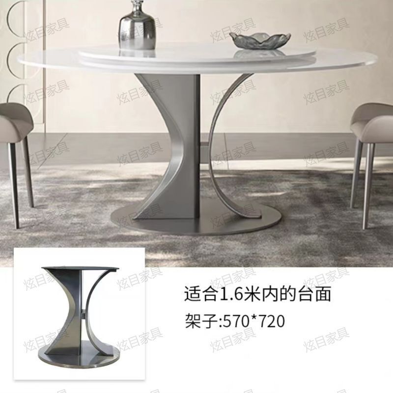 家庭用ステンレステーブル脚スタンド大理石角テーブル脚ベース軽贅沢高級岩板贅沢石テーブル脚|undefined