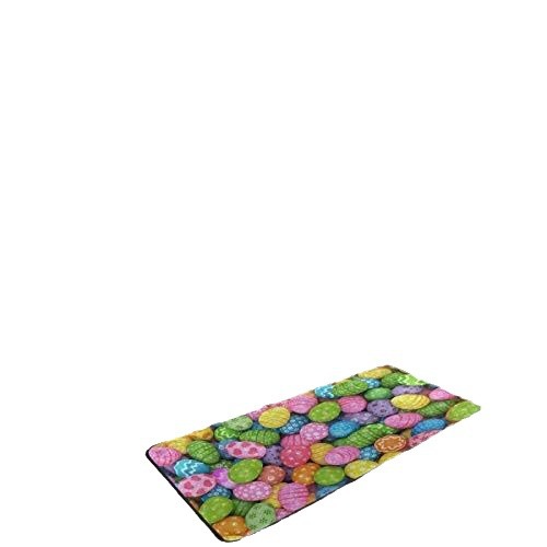 Easter Egg Crystal Velvet Floor Mat Non-slip Kitchen Door Rug_voghion.com
