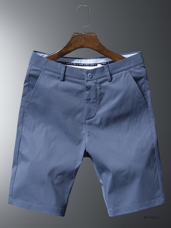 2025 カジュアルショーツメンズ夏薄いベルト付きコットン 5 点パンツメンズスリムパンツミッドパンツ|undefined
