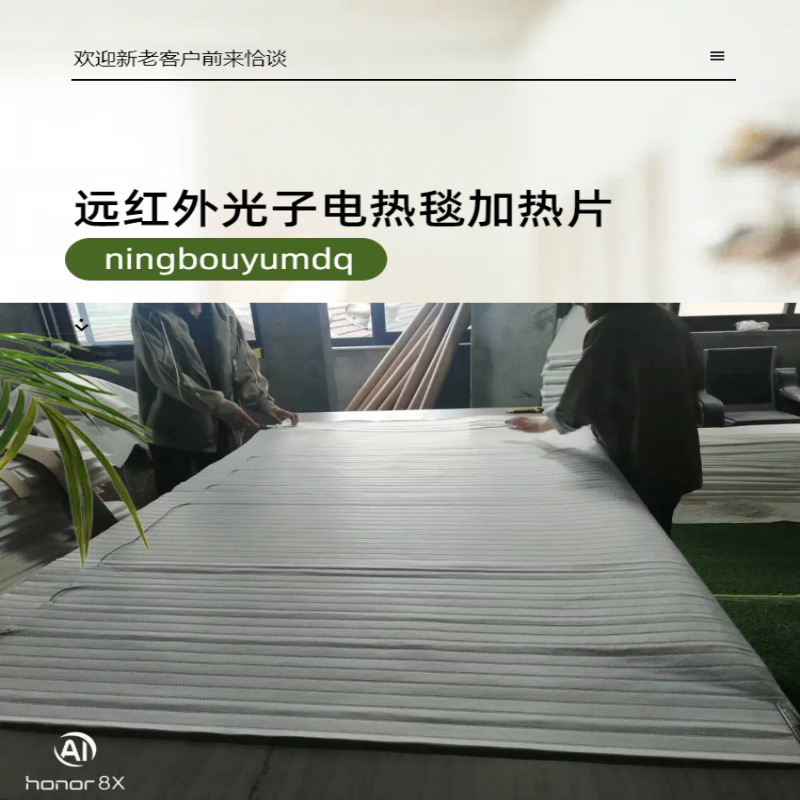 厂家直销电热毯加热片 远红外光子电热毯加热片量大价格优