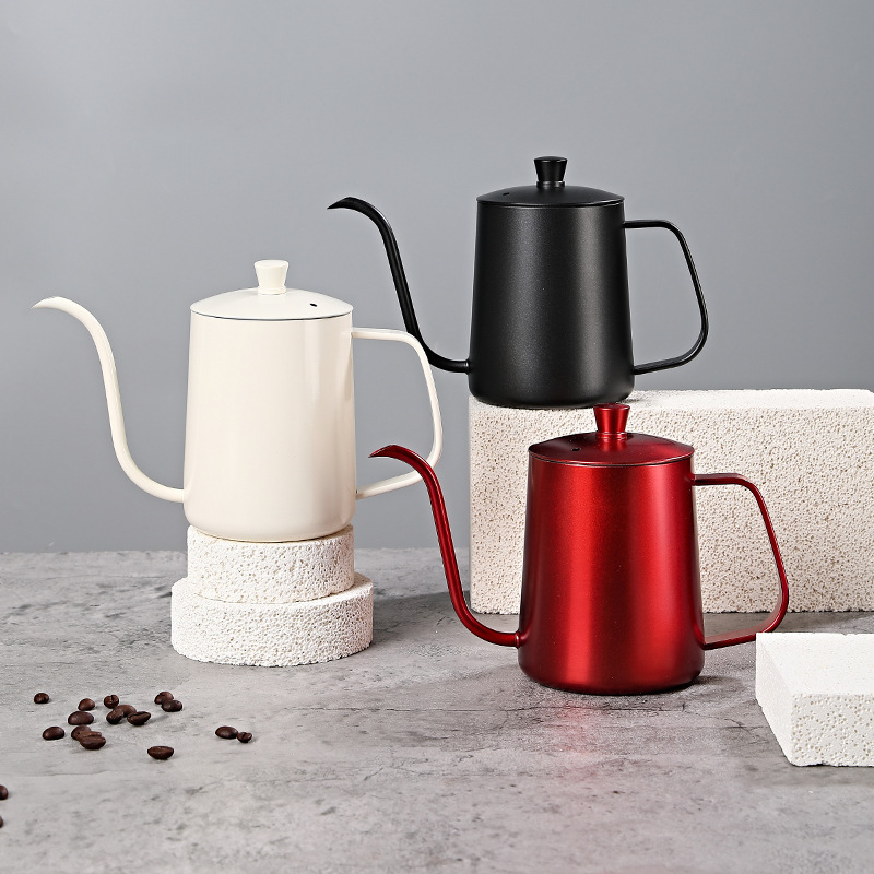 Hand Coffee Pot Household Hanging Ear Swan Neck Pot Coffee Hand Pot 304 Stainless Steel Long Mouth Pot Thin Mouth Pot 600