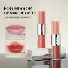 跨境专供爆款丽琳芝迷雾派对双头唇釉 口红镜面嘟嘟唇lip gloss