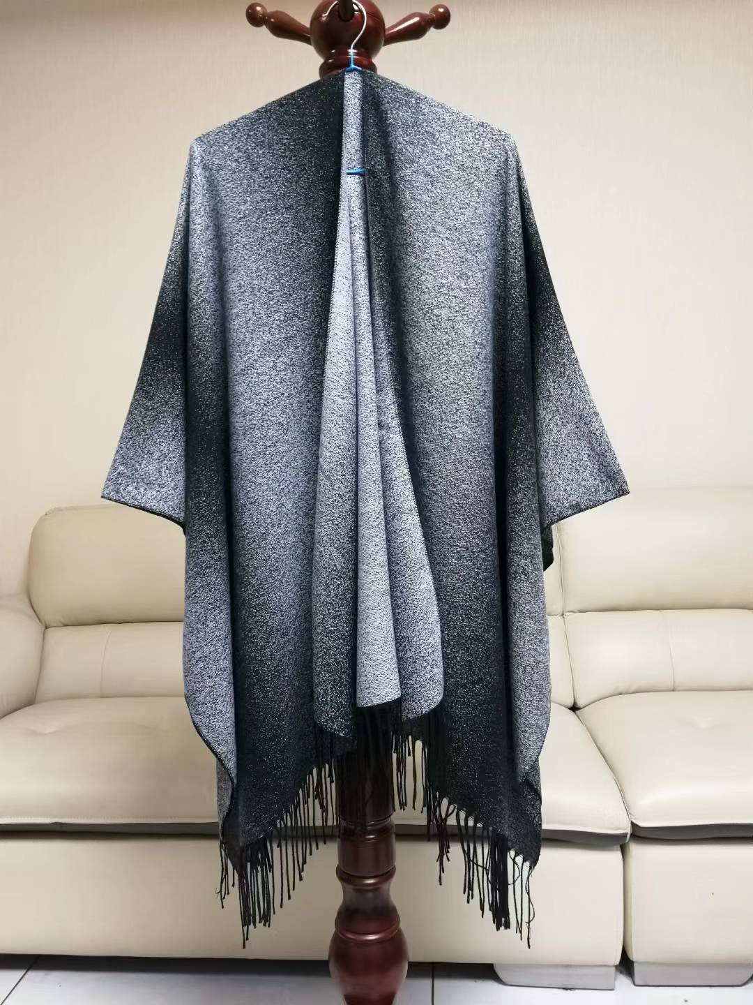 Otoño e invierno nuevo viaje vacaciones regular gran chal Cabo de las mujeres con aire acondicionado habitación de doble cara color sólido cálido chal exterior