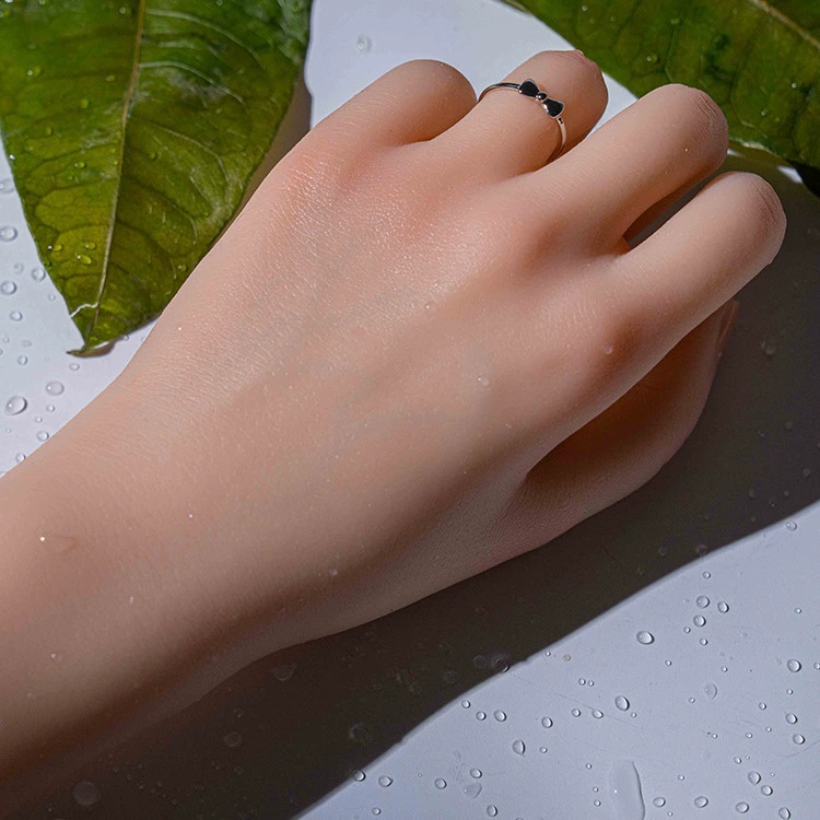 Модель руки, силиконовая искусственная протезная модель руки, женские фотоаксессуары, прямая трансляция, реальный маникюр на пальцах, протезная рука, реквизит