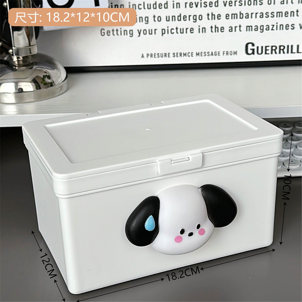 Caja de almacenamiento de escritorio multifuncional dormitorio de estudiantes caja de almacenamiento de artículos diversos rectangular chica caja del teléfono artefacto de almacenamiento