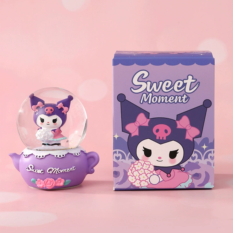 Разбивка Douyin Cool Mi семья кристаллическая шаровая blind box мультфильм анимация окружающая волна играющий свет декоративное оформление