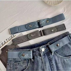 女性用ジーンズ用のレイジーベルト、ウエストを締めるための特別な目に見えないベルト、大きなウエストを小さくするための特別なベルト、ウエストを締めるための特別なベルト