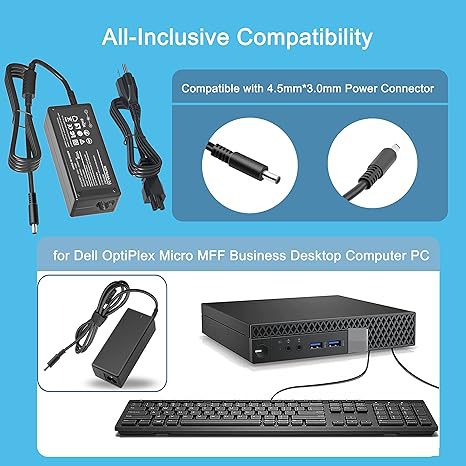 Adaptador de CA de 12 V Transfronterizo Adecuado para la Fuente de Alimentación del Monitor, Monitor Sceptre Serie E C de 32 Pulgadas y 30 Pulgadas