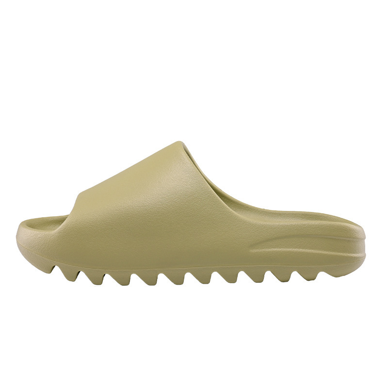 莆田椰子拖鞋yeezy一字拖slide米棕踩屎感防滑暖沙黄外穿男女鞋潮|undefined