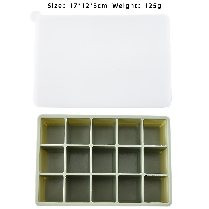 15格24格硅胶冰格食品级速冻易脱膜冰块模具家用膜具制冰盒批|undefined