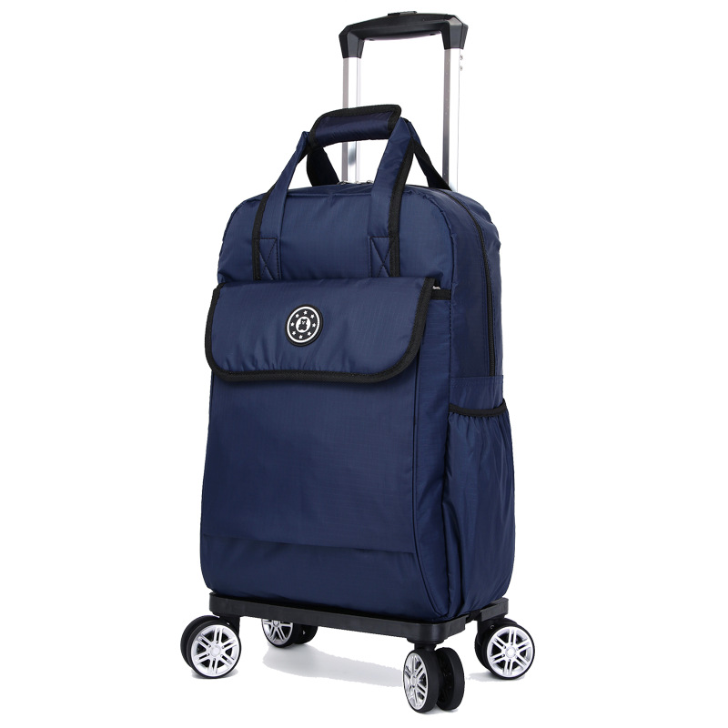 Rueda universal trolley mochila plegable ligero trolley bolsa de viaje de larga y corta distancia bolsa impermeable bolsa de embarque al por mayor