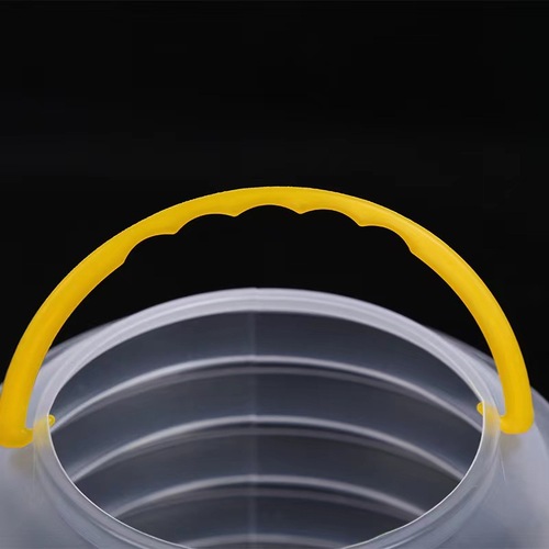 Transparent plastic bucket folding bucket children's art painting pen washing bucket telescopic compression bucket water powder pen bucket