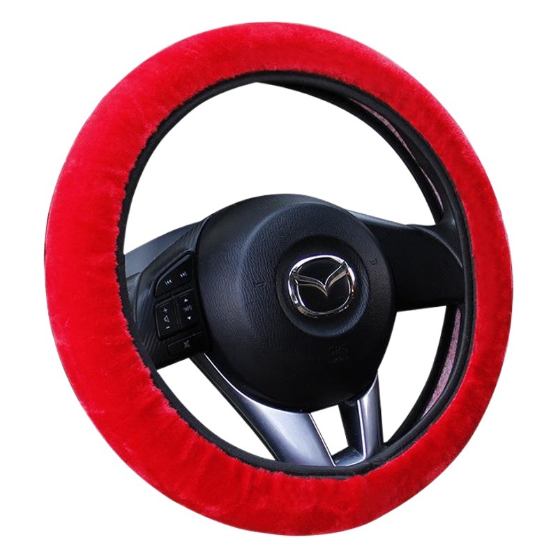 Nueva banda elástica inalámbrica cubierta del volante cubierta del freno de mano conjunto de tres piezas AliExpress felpa cubierta de la manija transfronteriza e-commerce Amazon