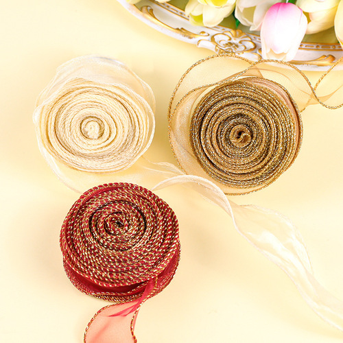 Mother's Day Mermaid Ribbon Cake Box Gift Box Packaging Bow Ribbon Flowers Surround Ribbon Decoration