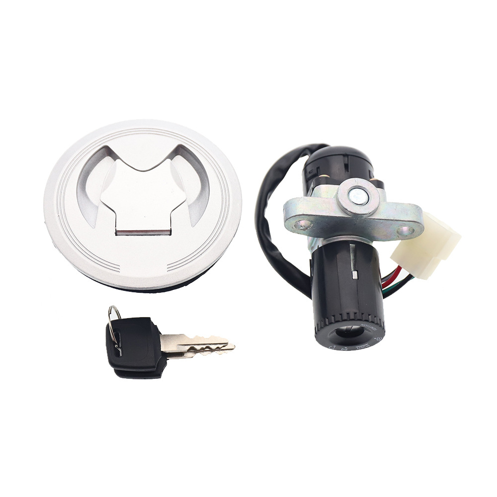 Motorcycle Lock Set, Ignition Lock, Fuel Tank Cap, Italika Dm150 Dm250 F04020205