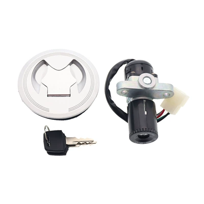 Motorcycle Lock Set, Ignition Lock, Fuel Tank Cap, Italika Dm150 Dm250 F04020205