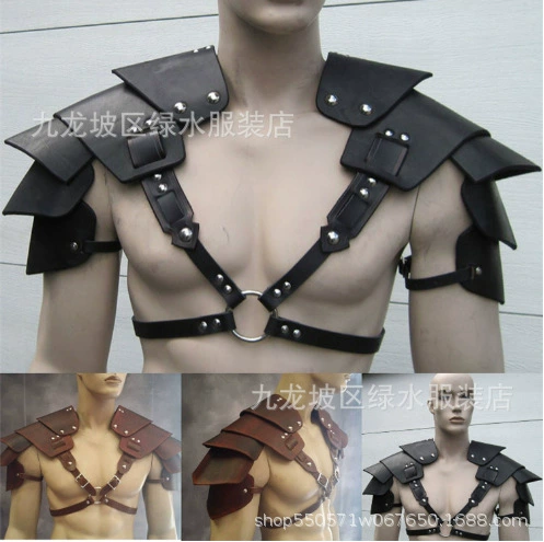 2019 желание трансграничное Европейское и американское внешнеторговое кольцо сценический реквизит заклепки спортивные уличные протекторы Наплечные протекторы