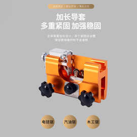 手摇式磨链器便携家用手动油锯电链锯磨链条神器磨刃链条锉刀工具