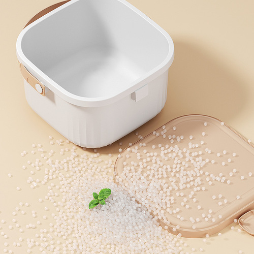 Children's toy storage bucket household large-capacity assembled building block storage box plastic handle with lid storage box