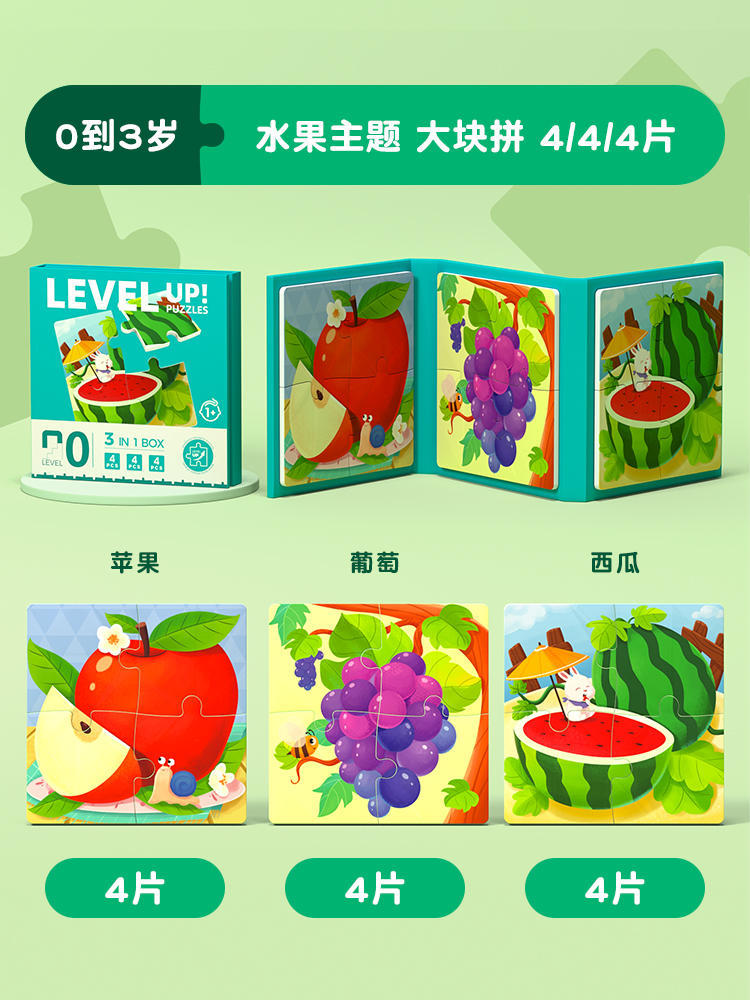 Rompecabezas avanzado para niños Rompecabezas magnético para niños Educación temprana magnética para niños Bebé Imagen plana 3 a 6 años de edad 24 niños y niñas Juguetes