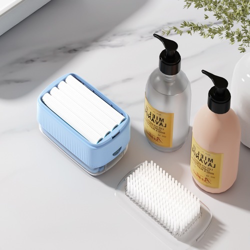 Creative soap storage box punch-free wall-mounted bathroom drain soap rack with lid without water accumulation soap box