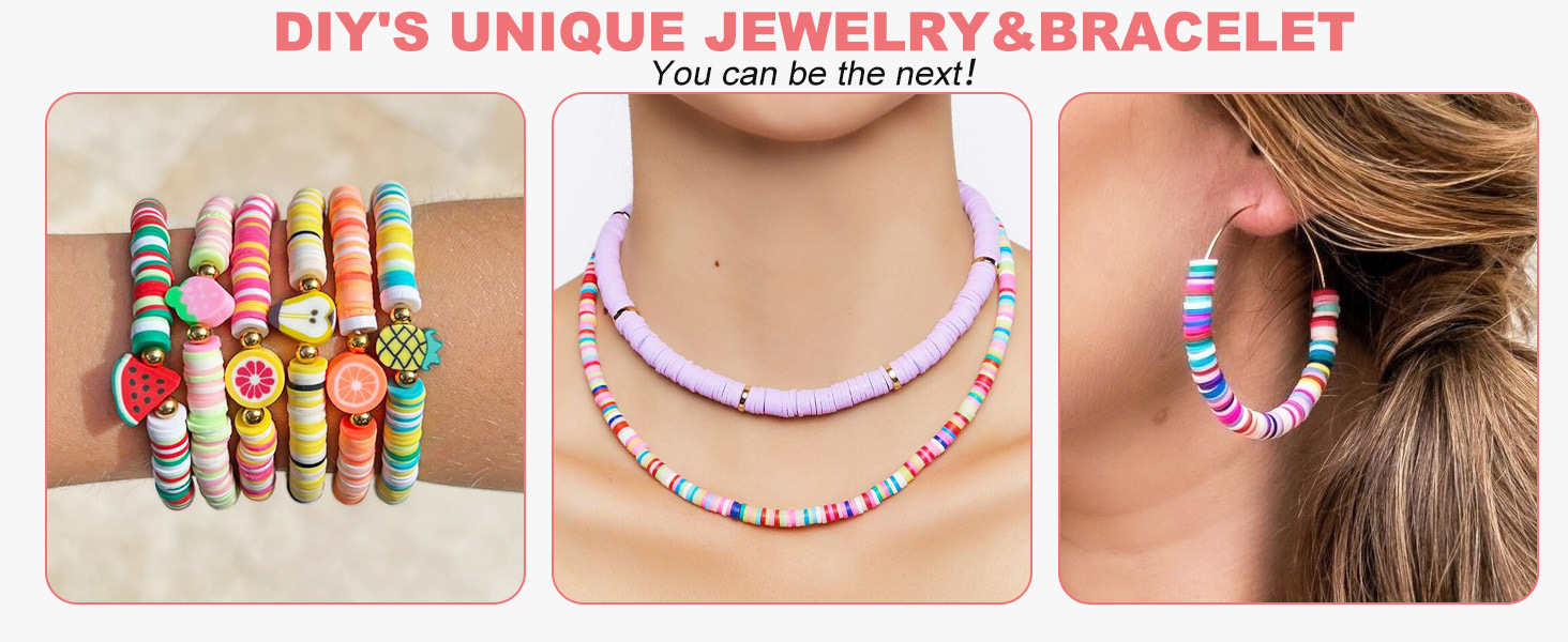 Clay Beads Bracelet Making Kit