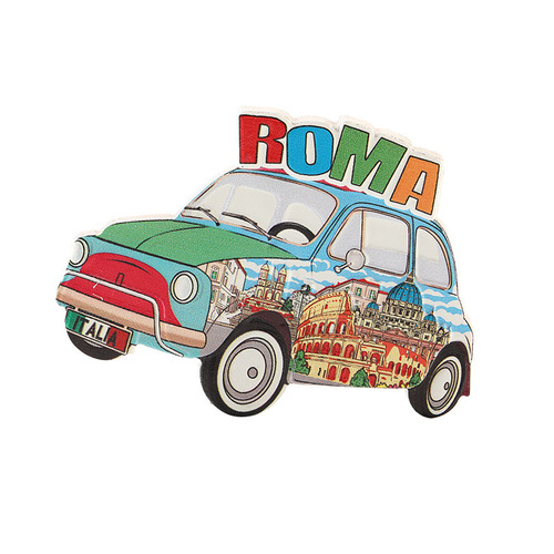 Source manufacturer 3D three-dimensional resin creative refrigerator magnet Italy Rome tourist souvenir refrigerator magnet wholesale