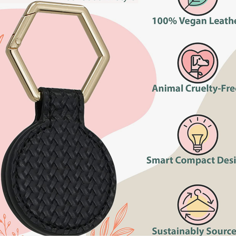 一件代發皮革編織磁吸帽夾 遮陽帽防丟失收納夾 磁性帽夾包包裝飾