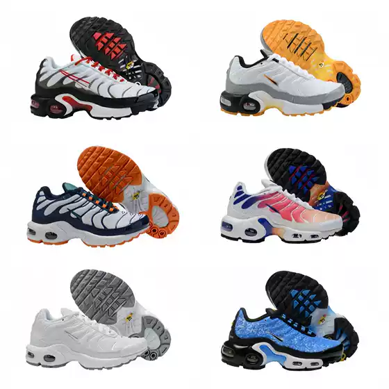 Putian Shoes TN 1st Gen Kids Air Cushion Sneakers Cross-border Plus Parent-child Style Student Running Shoes
